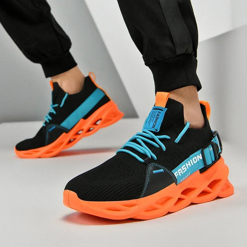 Men Casual Sneakers Summer 2023 Running Shoes Mesh Breathable Male Tenis Shoes Light Fashion Sport Shoes