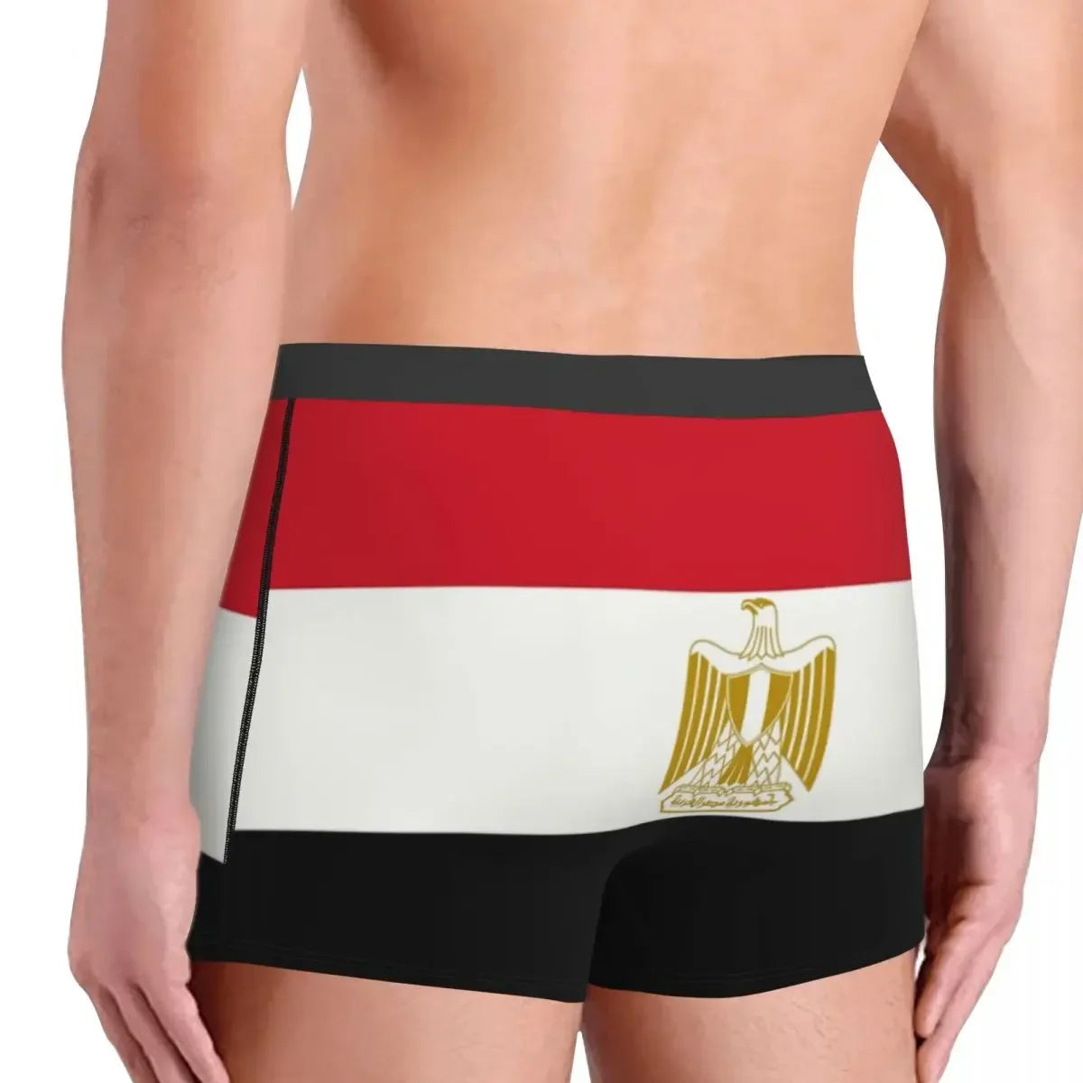 Custom Egypt Flag Underwear Men Stretch Patriotism Boxer Briefs Shorts Panties Soft Underpants For Homme