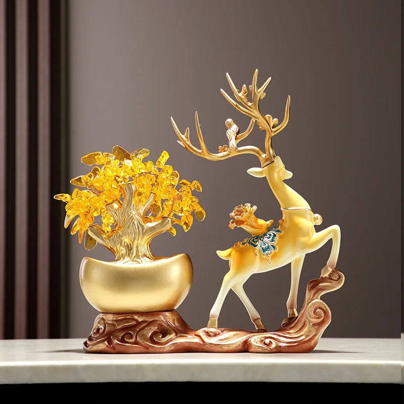 Charm Ornaments Yuan Treasure Fortune Tree Crafts Fashion Atmospheric Animal Painting Exquisite Decorations