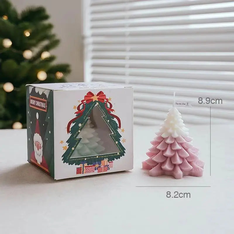 Home Decor Large Size Christmas Tree Modelling Aromatherapy Candle