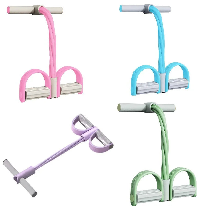 Resistance Bands Latex Pedal Exerciser Sit-up Pull Rope Expander Elastic Bands Yoga equipment