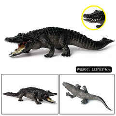 18.5*5.5*4CM New Styles solid simulation wild animal crocodile model toy nile alligator alligator amphibians