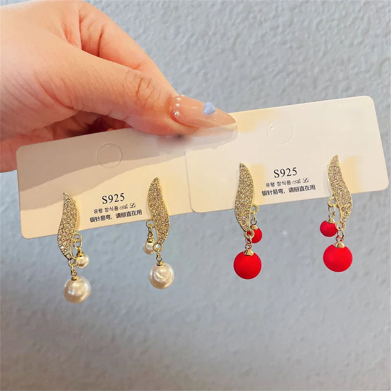 Jewelry Party Student Girl's Simple Accessories Wedding Earrings For Woman