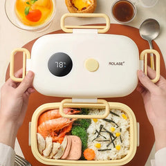 New Thermal Insulation Lunch Box For Men Women Kids Intelligent Display Temperature Bento Food Box Plastic Containers