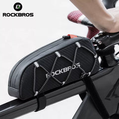 ROCKBROS Bicycle Bag Reflective Front Top Frame Tube Bag