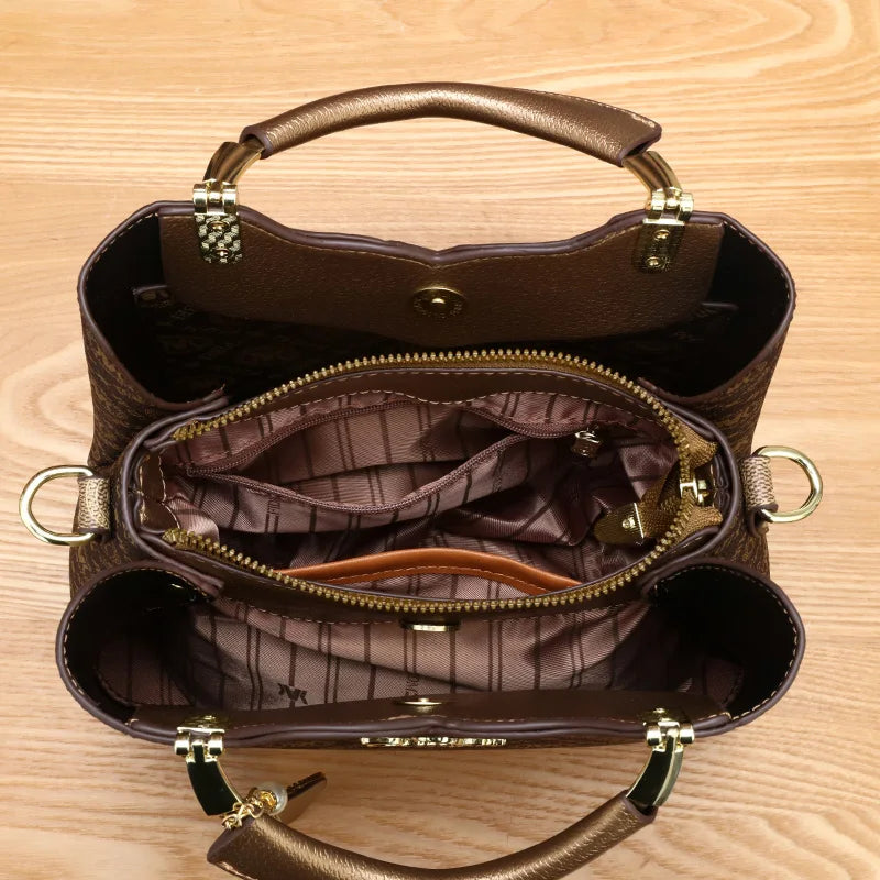 Timeless Vintage Satchel Bag - Versatile Crossbody & Shoulder