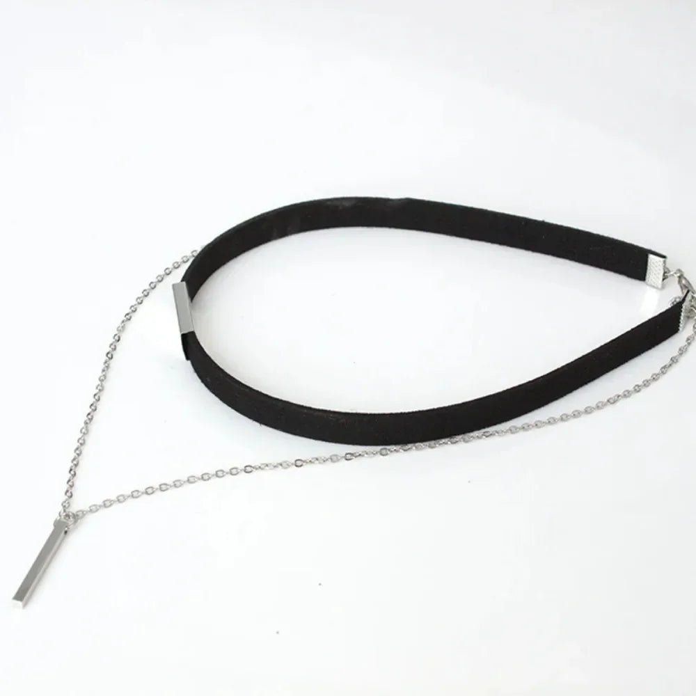 New Black Velvet Choker Necklace