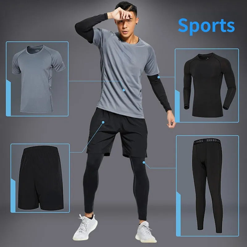 Men's Tracksuit Gym Fitness