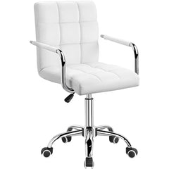 Modern Adjustable Home Desk Retro Comfortable Work Chair 360 Degree