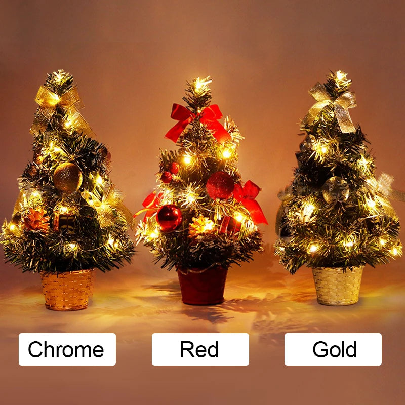 Christmas Tree Home Bedroom Party Decorations  Artificial Christmas Tree Children DIY Handicraft 2025 New Year Gift