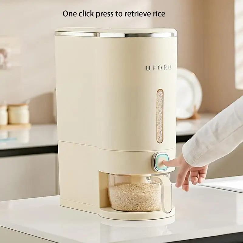 Kitchen 5kg/10kg Sealed Rice Bucket Moisture Insect Proof Rice Dispenser With Cup Grain Powder Boxes