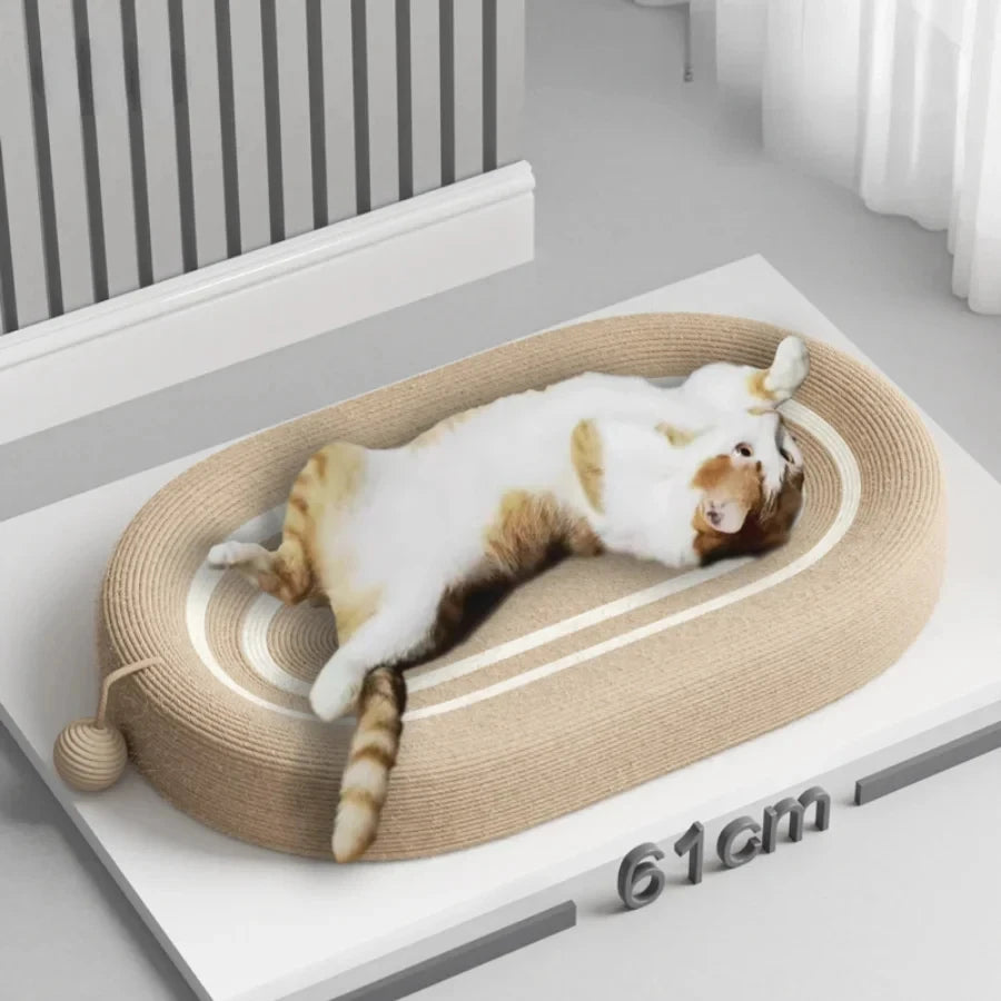 Wooden Cat Scratching Pads Large Household Pet Furniture Cat And Dog Sleeping Bed Wear Resistant Items Pet Toys Pet Supplies