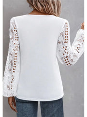 Casual New Arrivals Shirts And Blouses Elegant Female Loose Long Sleeve Tops