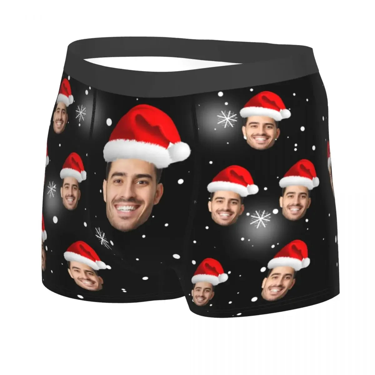 Men Gift Custom Face Boxers Christmas Gift Personalized Photo Underwear Design Birthday Boxer Briefs