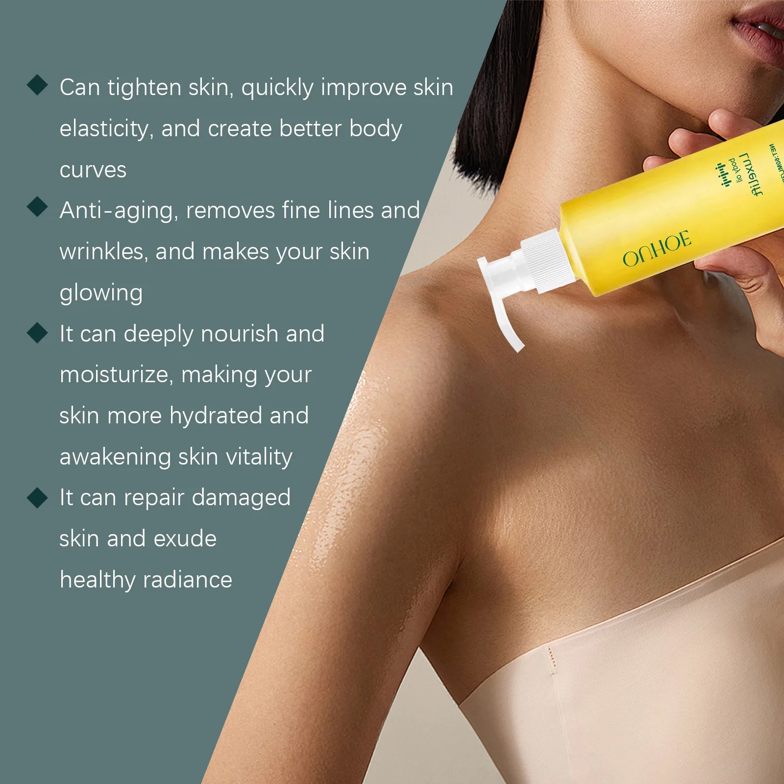 Lifting Body Oil Anti-Cellulite Tightening Firming Stomach Thigh Arm Prevent  Massage Essential Oil