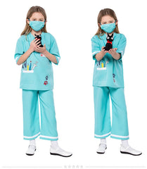 June 1 Children's Day veterinary costume Children's doctor professional experience game costume