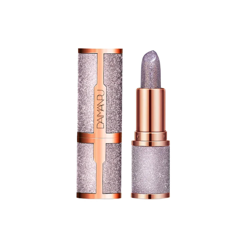 Temperature Change Glitter Lipstick Matte Waterproof Long Lasting Diamonds Lipsticks