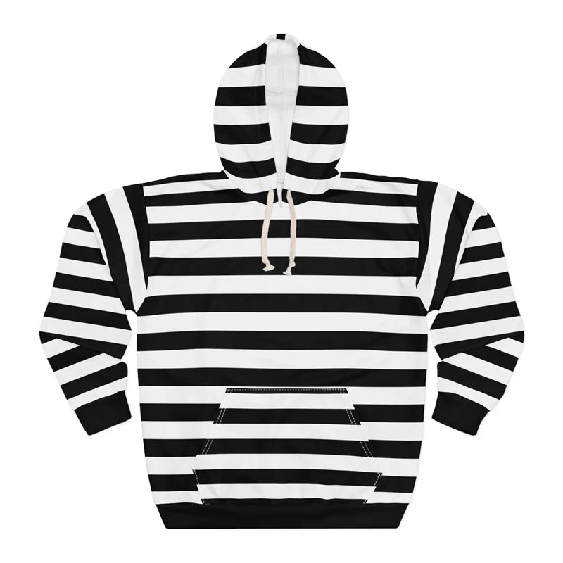 New Fashion Street Hip Hop Men Women Colorful Stripe Printed Hoodies