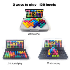 Magic Beads Travel Game for Kids and Adults a Cognitive Skill-Building Brain Game