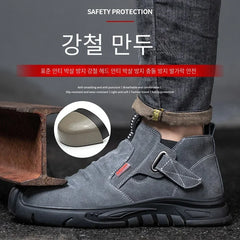 Work Sneakers Men Indestructible Steel Toe Work Shoes Safety Boots For Men