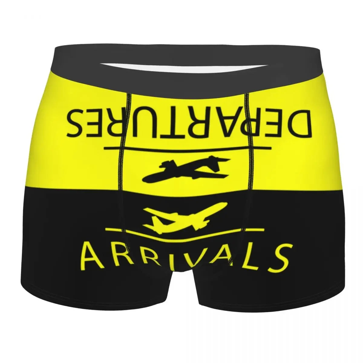 Airplane Flight Routes Captain Stripes Boxer Shorts  Aviation Aviator Pilot Underwear Panties Briefs Breathable Underpants