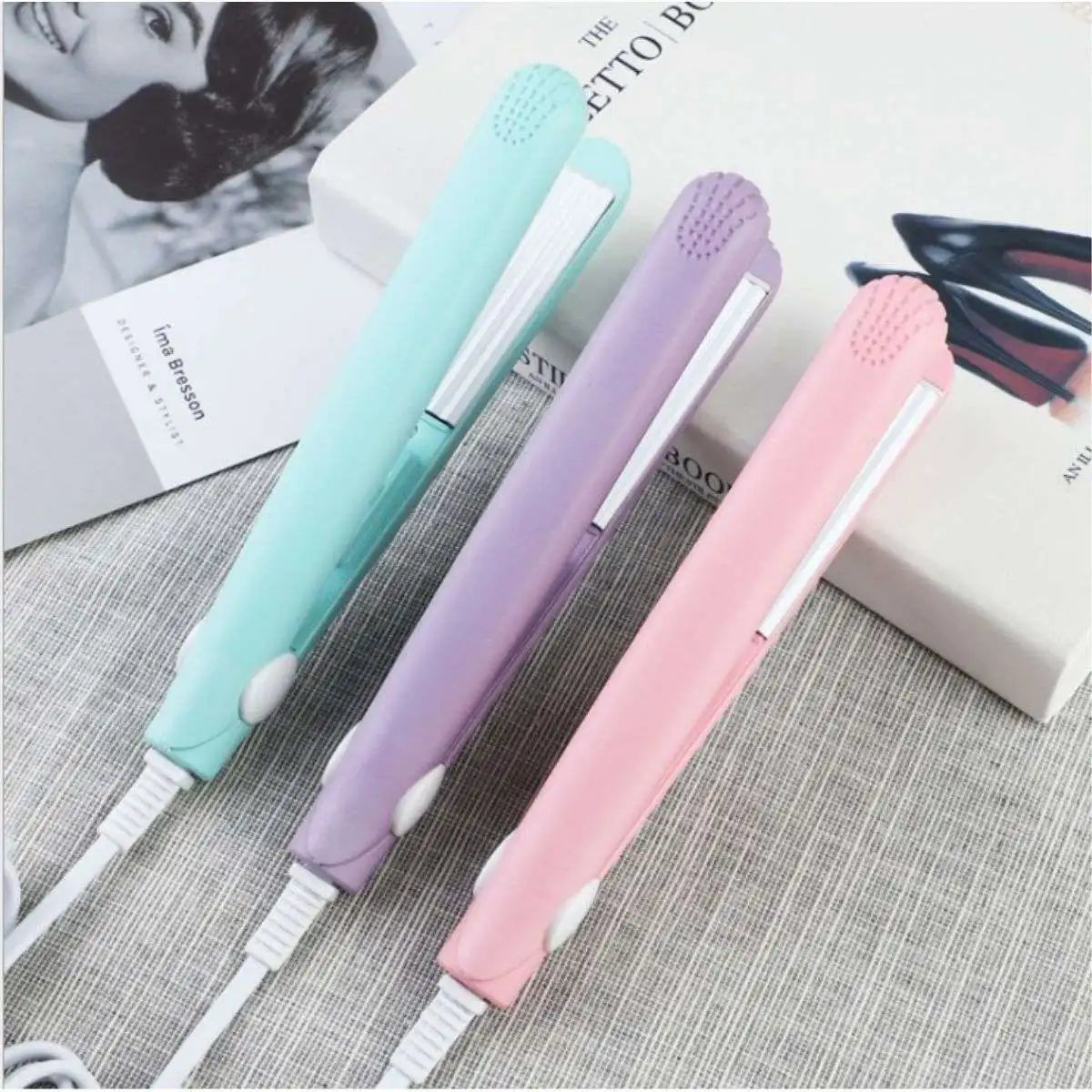 Wave Curling Iron New Mini Ripple Hair Iron Corrugated Plate Hair Curler Flat Iron Electric Curling Iron Hair Art Styling Tools