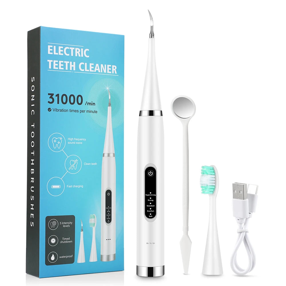 Ultrasound Electric Toothbrush Oral Care Removal Of Dental Calculus Household Multi Automatic Toothbrush USB Waterproof