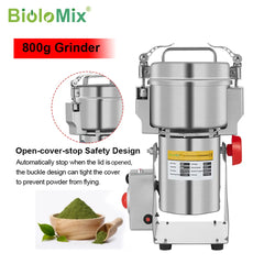 Grains Spices Herbals Cereals Coffee Dry Food Grinder Mill Grinding Machine