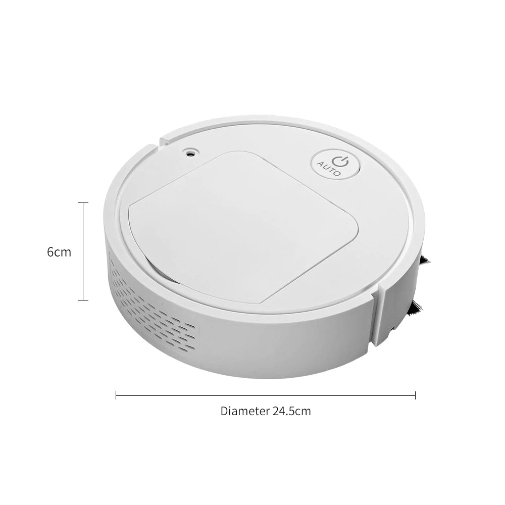 5-in-1 Robot Vacuum Cleaner Automatic Floor Mop USB Rechargeable Wet Mopping Cleaning Sweeping Machine