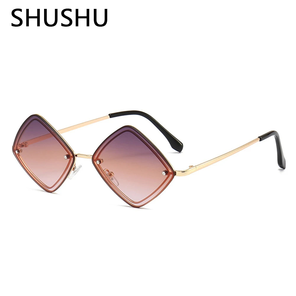 Quadrilateral Small Sunglasses Retro For Women