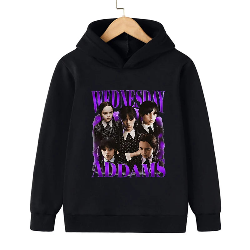 children's hoodies, Wednesday Adams sweatshirts