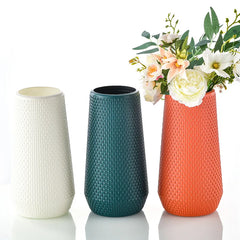 1PCS Nortic Plastics Flower Vase Arrange Vases  Imitation Ceramic Vase