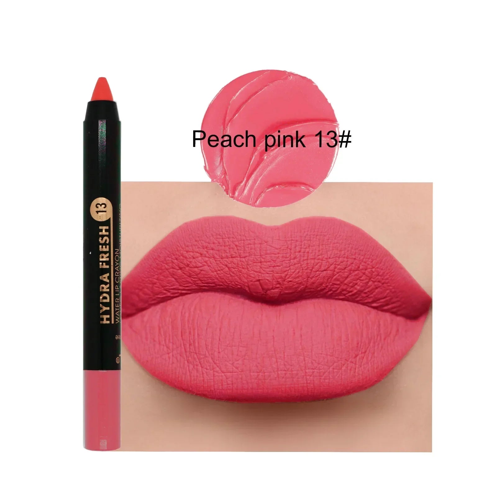 Matte Velvet Lipstick Pencil Waterproof Long Lasting Red Lip Sticks Non-Stick Cup Makeup Lip Tint Pencil