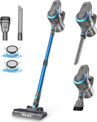 Cordless Vacuum Cleaner, 6 in 1 Ultra-Lightweight Stick Vacuum, 2200mAh Battery