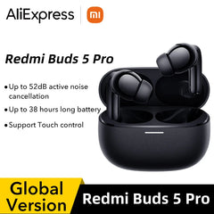 Global Version Xiaomi Redmi Buds 5 Pro Life IP54 Dust Water Resistant Earbuds