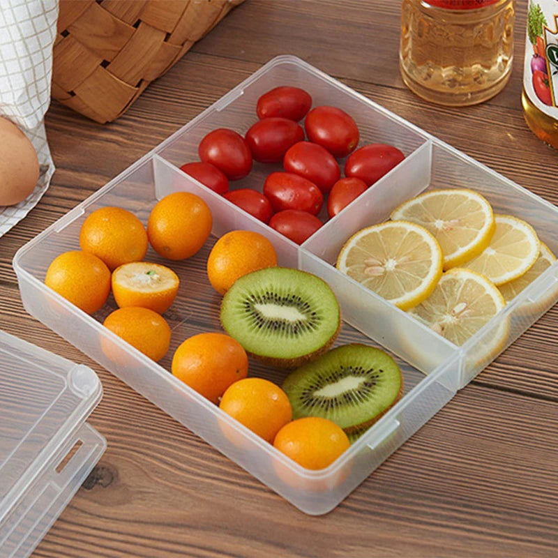 Food Storage Box Container Fruit Vegetable Refrigerator Freezer Organizers