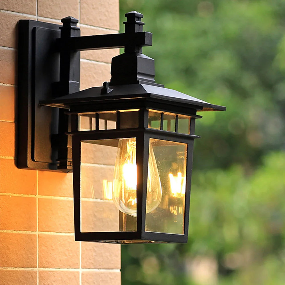 European Style Retro Outdoor Wall Light Sconce Lamp Waterproof Garden Decoration