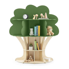 Delta Children Tree Bookcase Greenguard Gold Certified, Fern Green