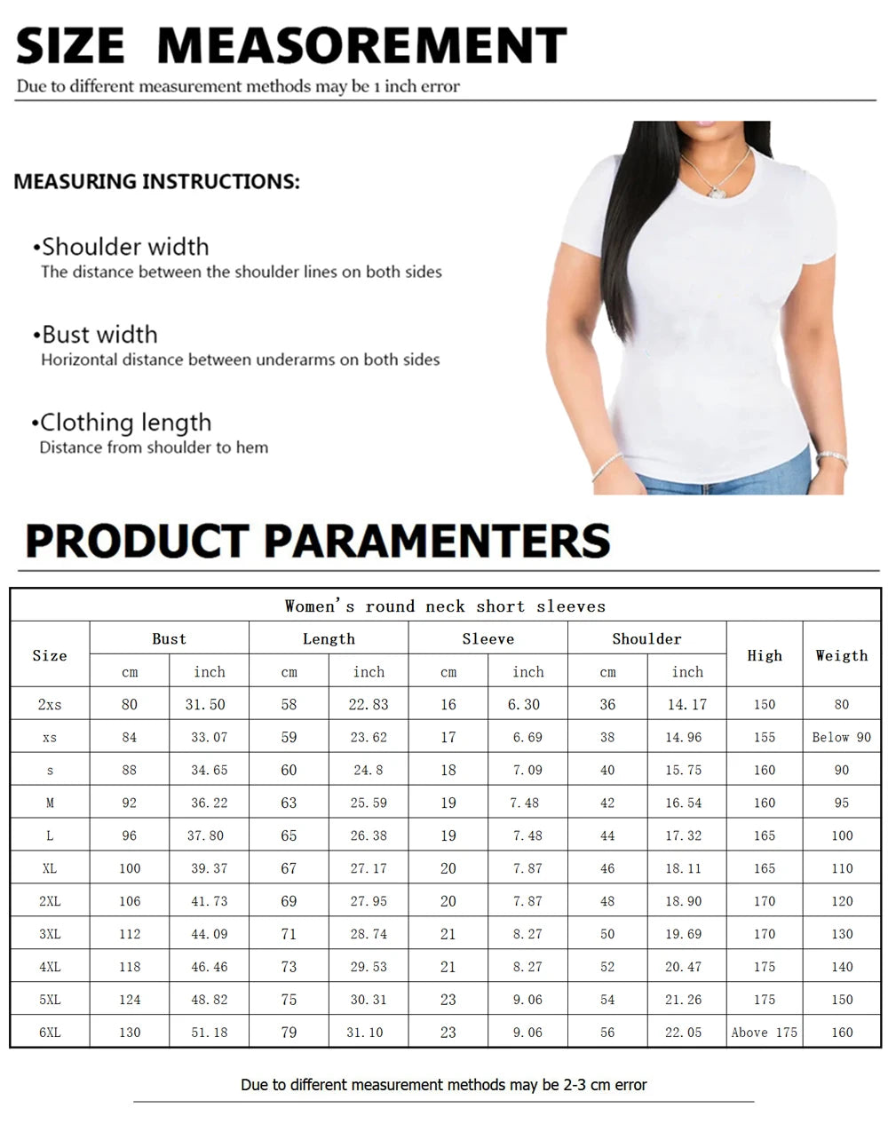 Women's T-shirt Summer Breathable Short Sleeved Dating Fashion Clothing Round Neck Loose Top