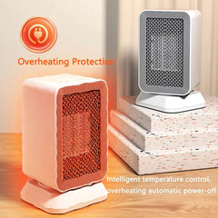 1000W Silent Heater for Home Bedroom Office Electric Heater Low Consumption Vertical Heating Fans Safety Overheating Protection