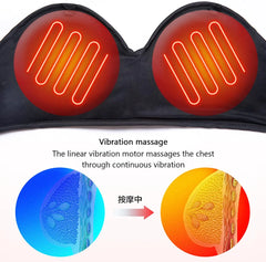 Electric Breast Massage Bra Infrared Heating Chest Enlargement Stimulator Enhancer Massager