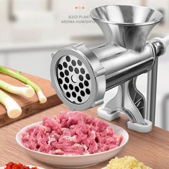 Manual Meat Grinder Aluminum Alloy Powerful Home Sausage Stuffer Hand Crank Kitchen Vegetable Chopper