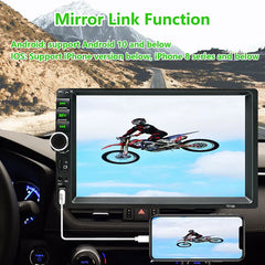 Universal 2 Din Car Radio Stereo 7018B Autoaudio FM Receiver 7 INCH HD Touch Screen Multimedia Player With Mirror Link Monitor