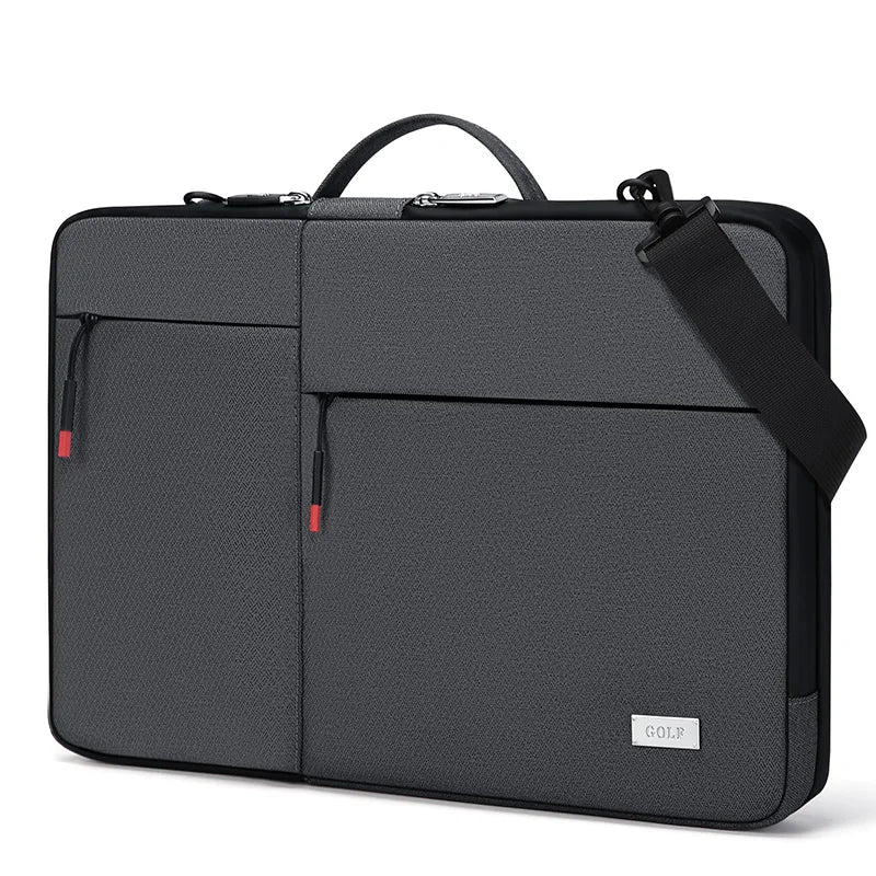 GOLF Professional Laptop Bag with Shoulder Strap Executive Briefcase Man Shockproof notebook 15.6 Handbag