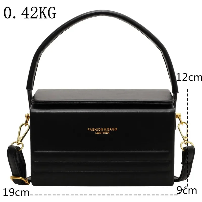 Luxury Leather Women Messenger Bag New Female Handbag