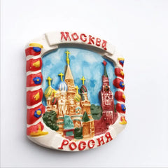 Russia Travelling Fridge Magnets Moscow Tourist Souvenirs Fridge Stickers Home Decor