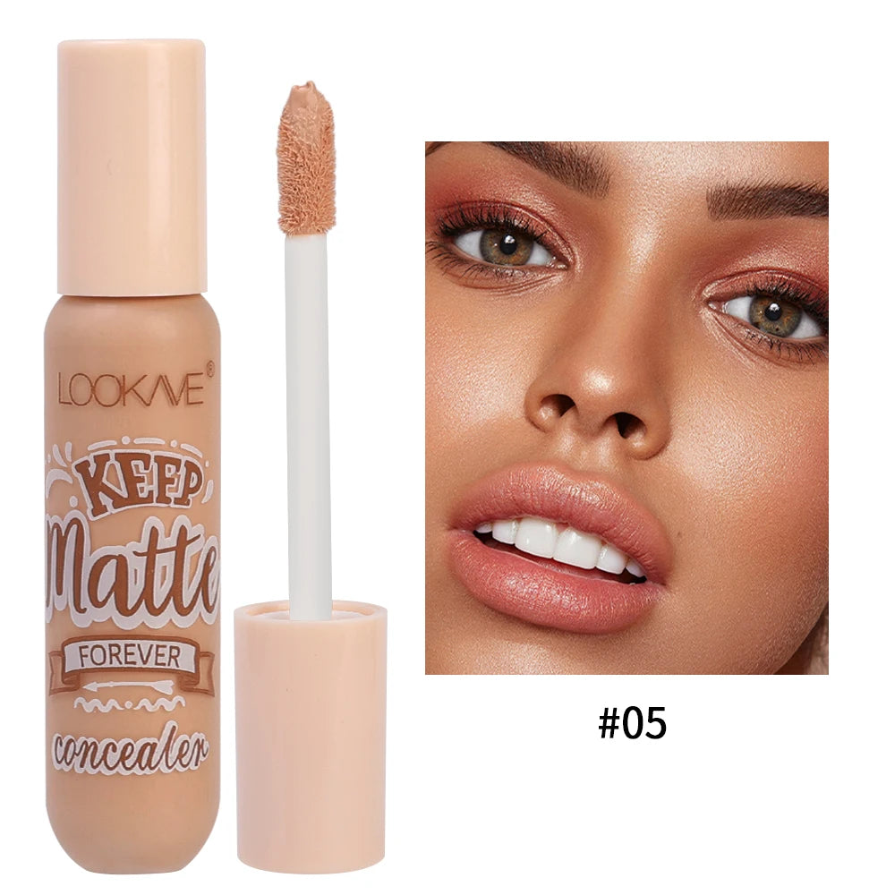 Liquid Concealer Waterproof Cover Acne Dark Circles Lasting Moisturizing Contouring Concealer