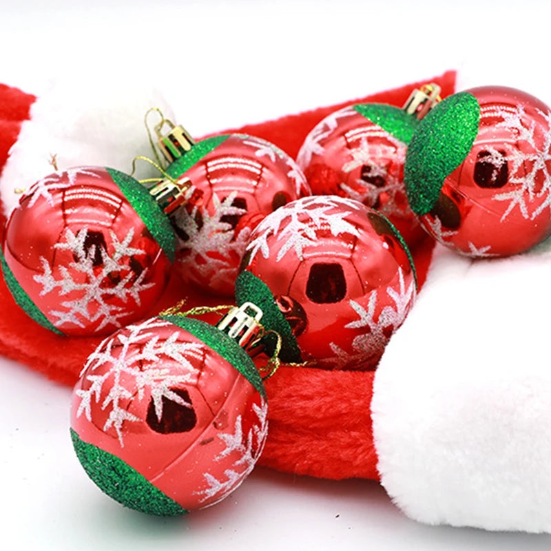 Christmas Balls Ornaments for Xmas Tree Hanging Pendant Balls