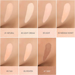 FOCALLURE Face Concealer Full Coverage Oil Control Base Waterproof Moisturizing Liquid Foundation