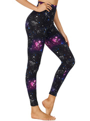 Starry Sky Print Yoga Pants High Waisted Sport Gym Fitness Leggings Female Legging Tummy Control Running Tights Purchasing Agent